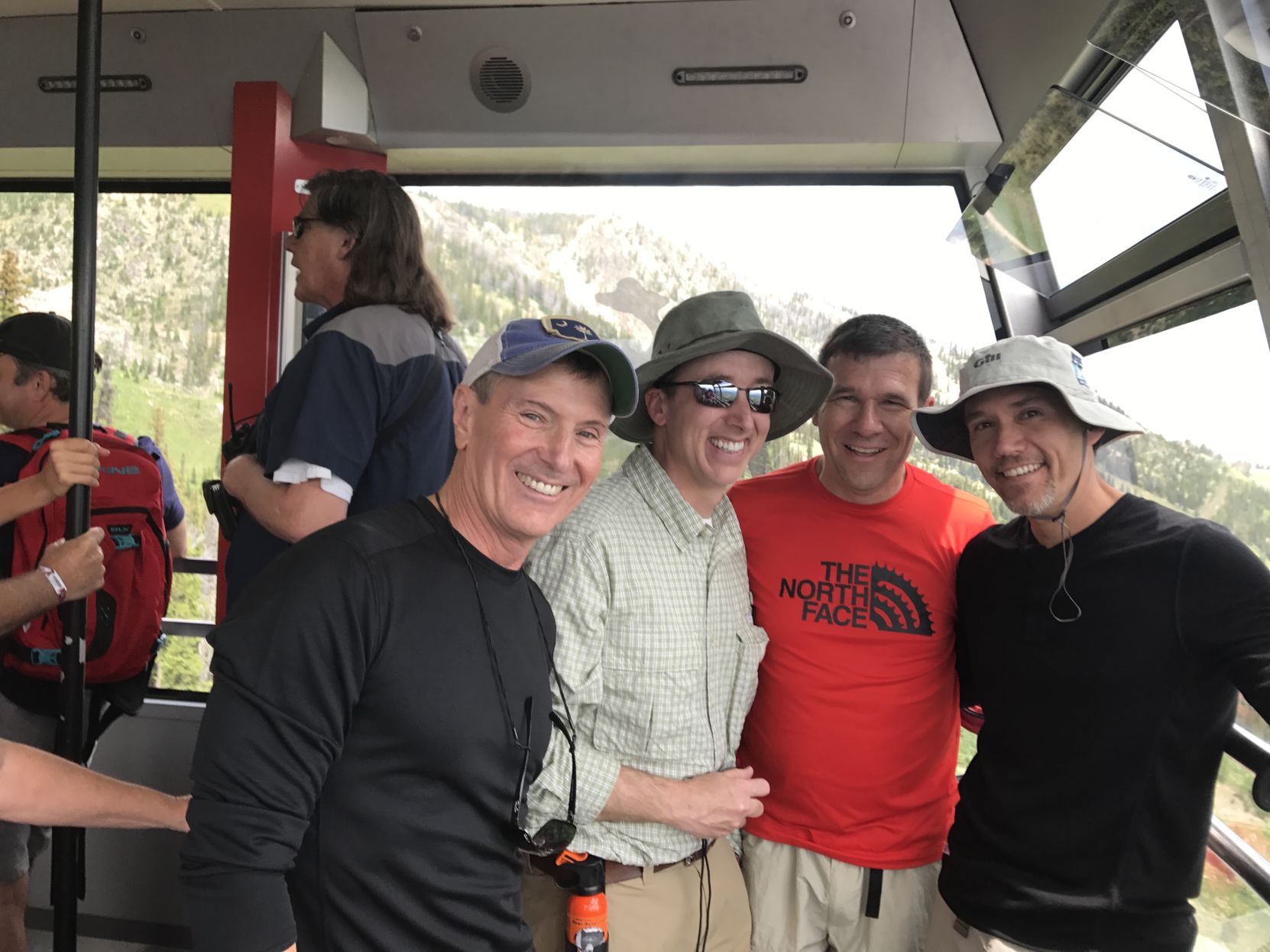 Tetons in gondola